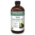 Wholistic Pet Organics Wholistic Pet Organics SCTWP10 4 oz Wild Cod Liver Oil Glass SCTWP10